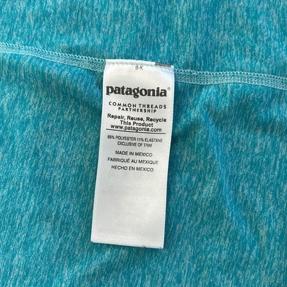 Patagonia Women’s lightweight Full Zip Jacket size medium blue/green color - Picture 8 of 15